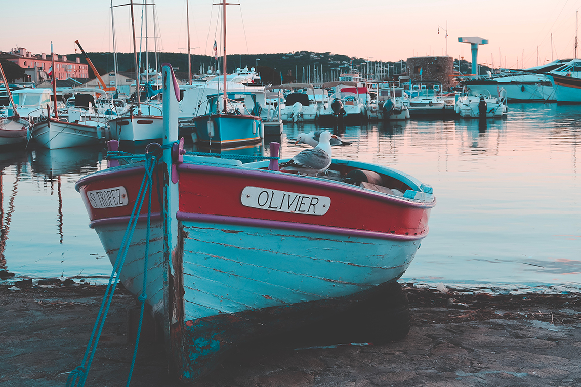 0 Boats In Harbor Of Saint Tropez T20 E4jLd1